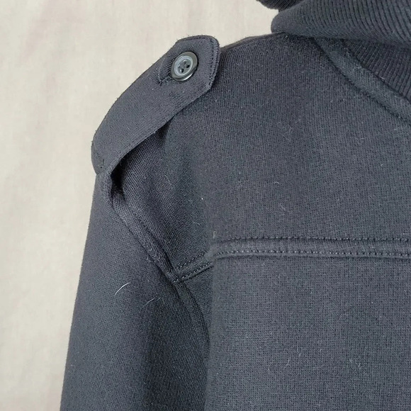 APT. 9 Zip Up Black Hooded Jacket Medium - Picture 3 of 7